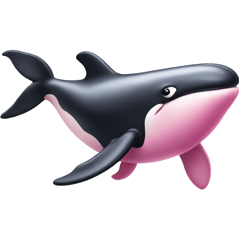 Pink killer whale  emoji