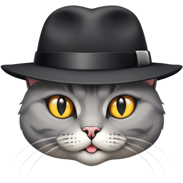 Gangster cat emoji