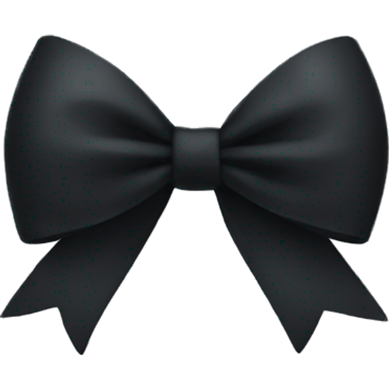 Black bow  emoji