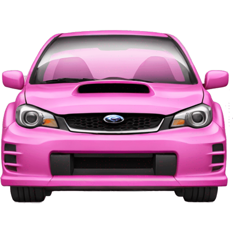 Pink Subaru wrx emoji