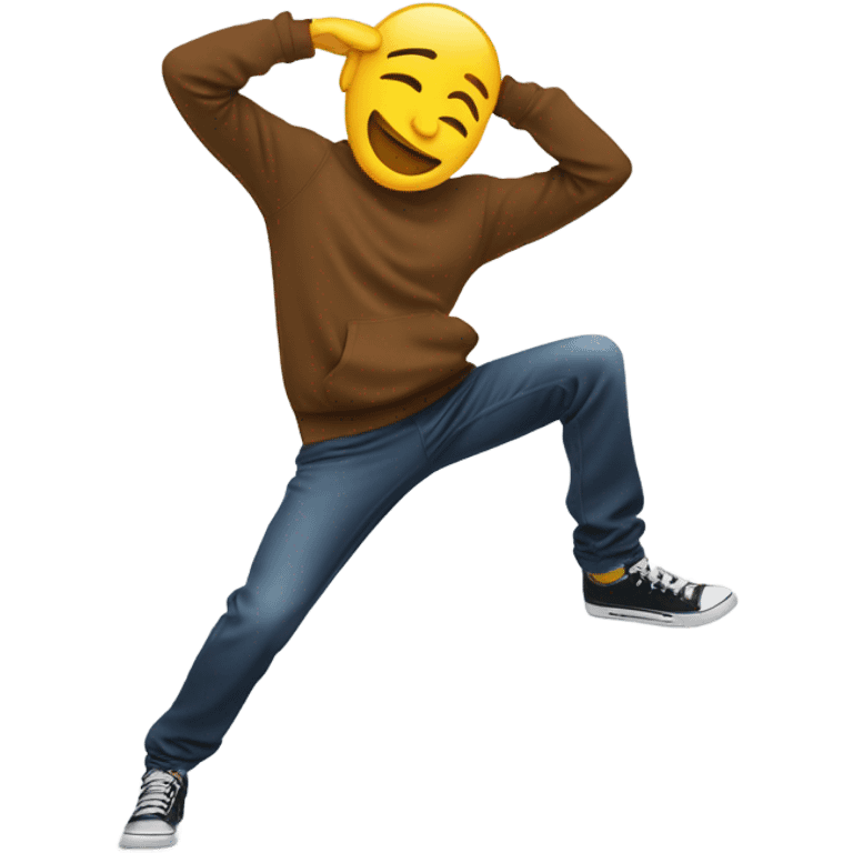 Dabbing dance move  emoji