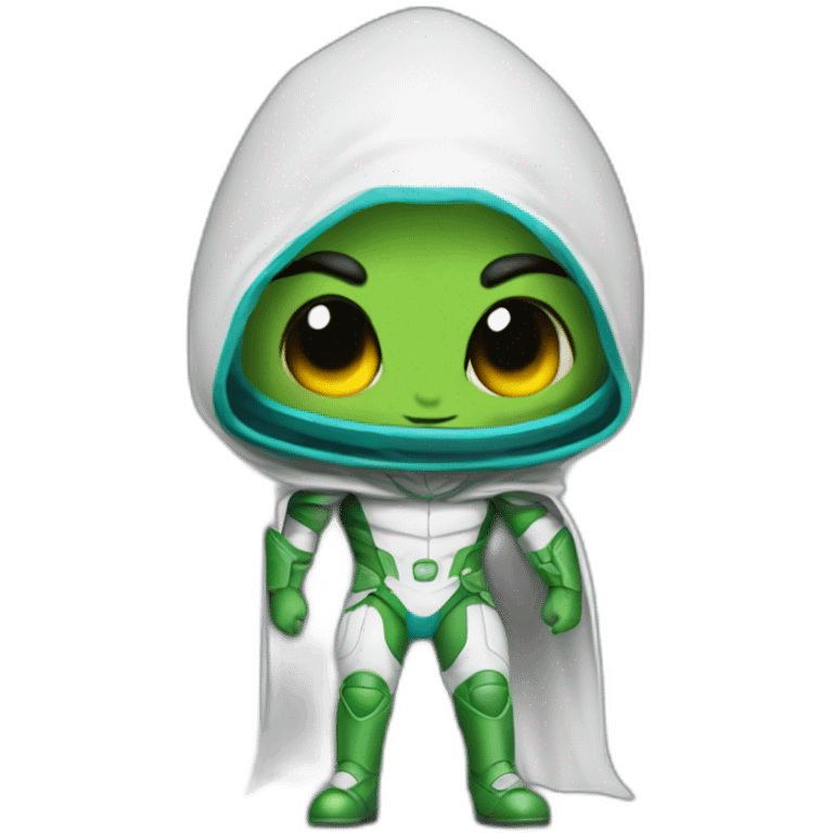 marian alien superhero emoji