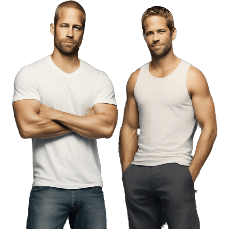 Dominic Toretto and Paul Walker emoji