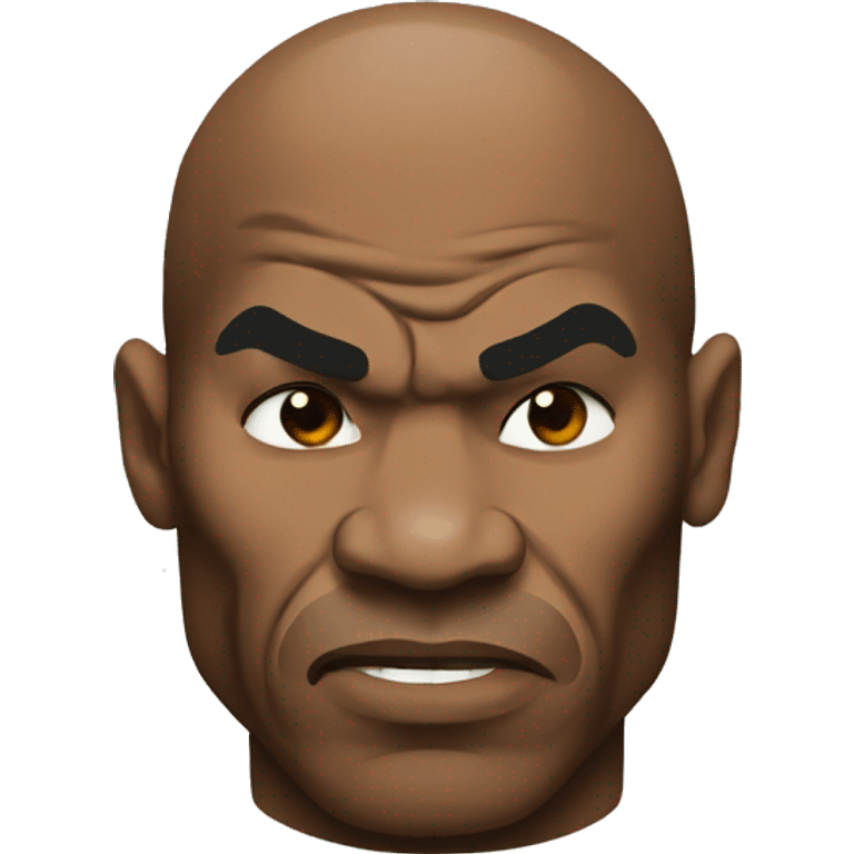 mike tyson mad face boxing emoji