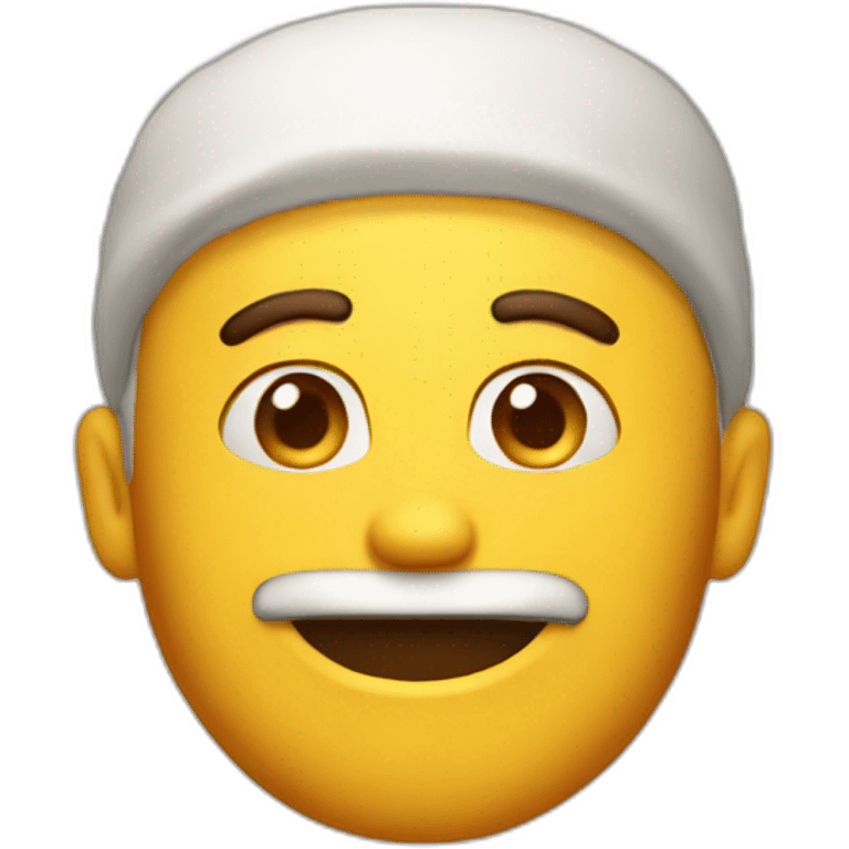 Baked guy emoji