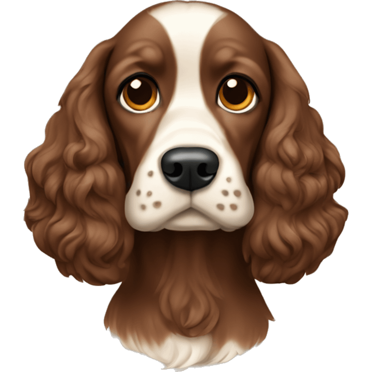 Brown Coker spaniel  emoji