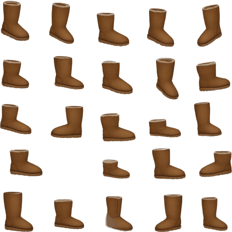 Brown uggs  emoji