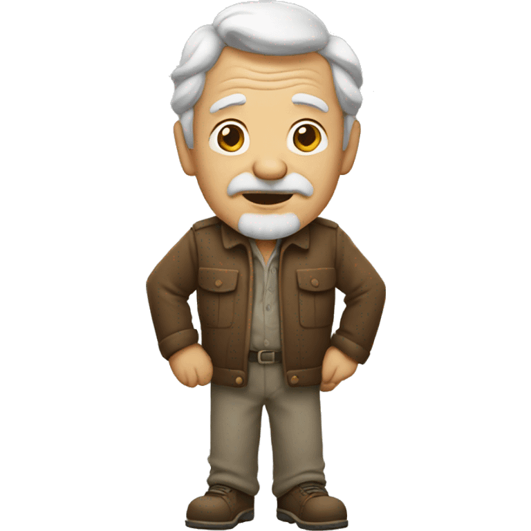 old man standing emoji