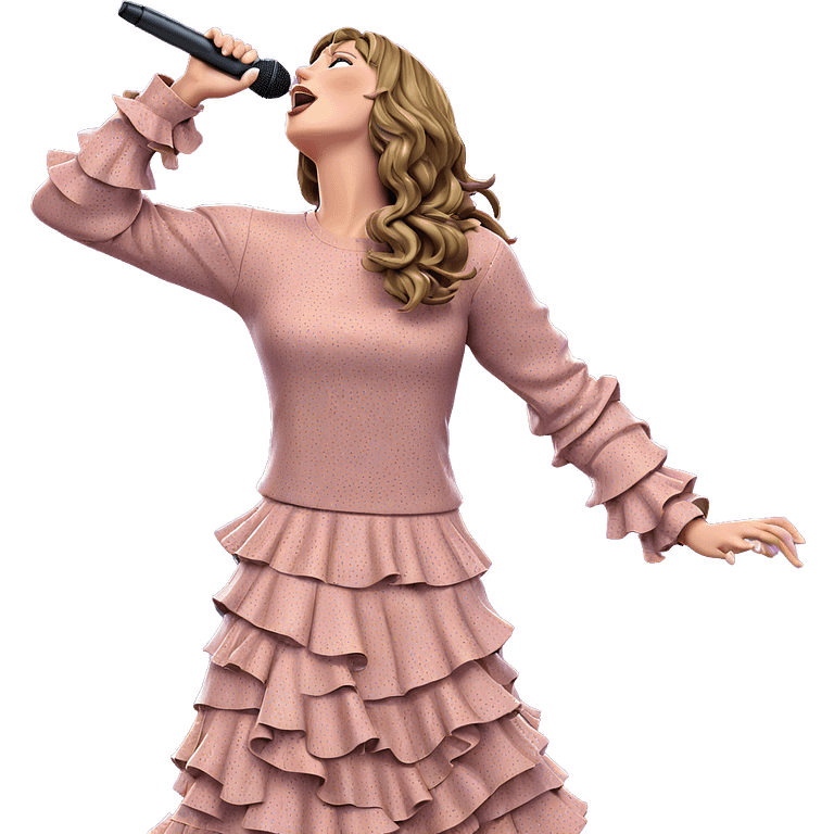 singing girl with microphone emoji