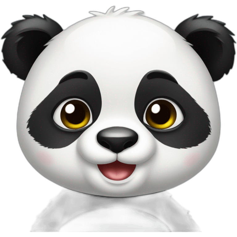 Bébé panda sur panda emoji