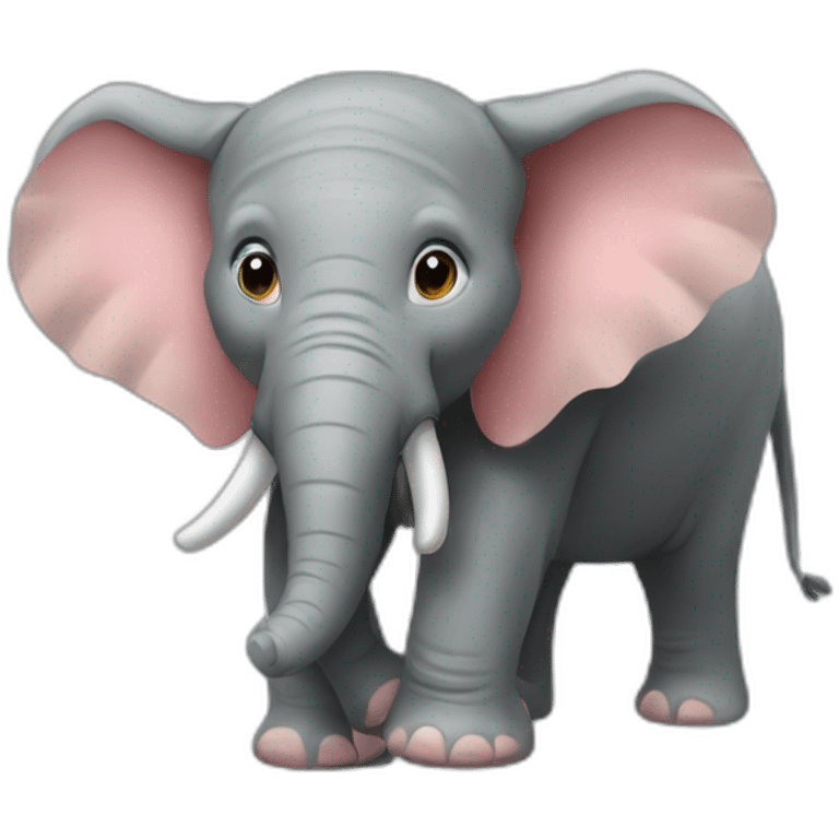 Éléphants ros emoji