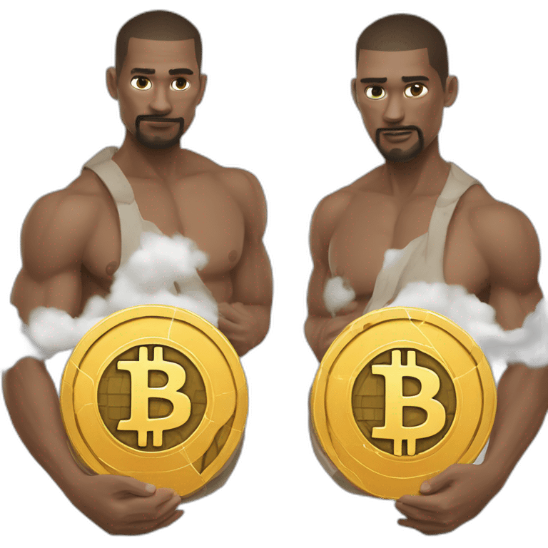 bitcoin vs eth emoji