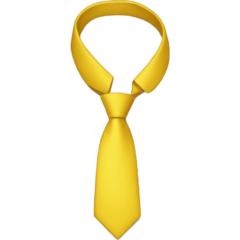 YELLOW TIE  emoji