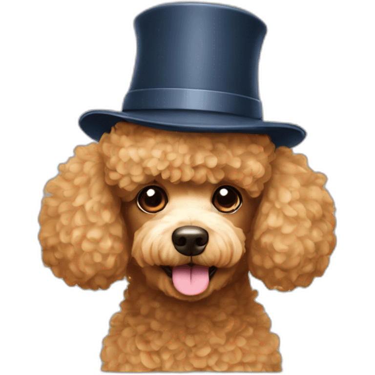 poodle-with-a-hat emoji