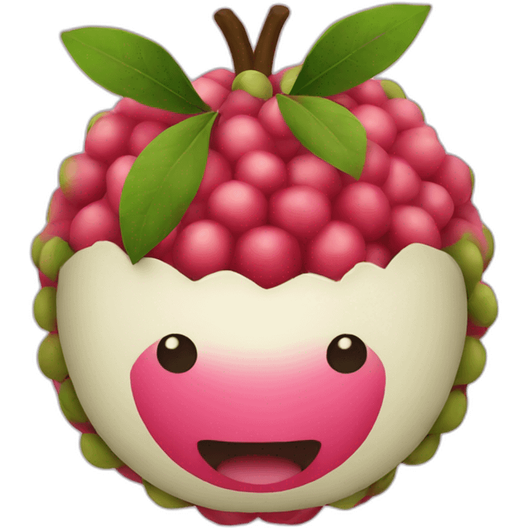 lychee emoji