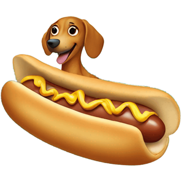 Hot dog surfing  emoji