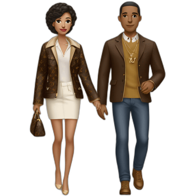 Louis Vuitton latin Couple emoji