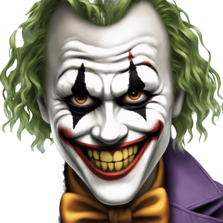 joker laughing evil clown heath ledger emoji