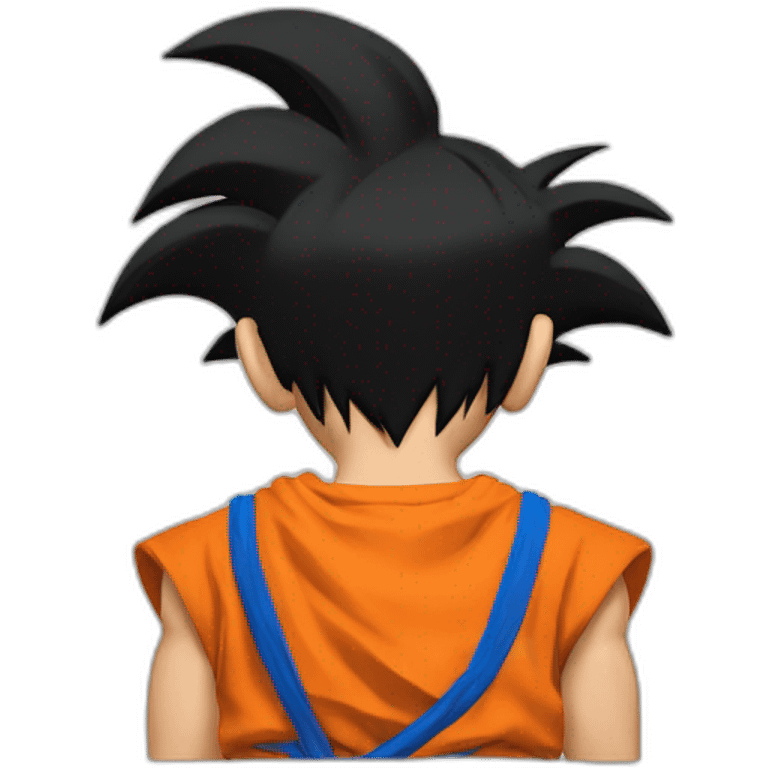 Son goku from back emoji