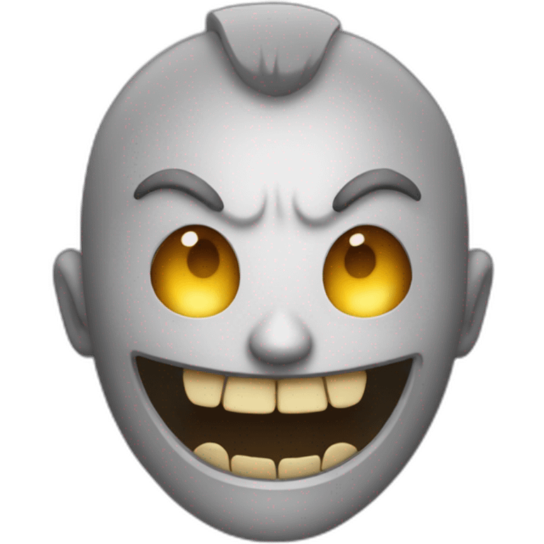 Scary grin  emoji