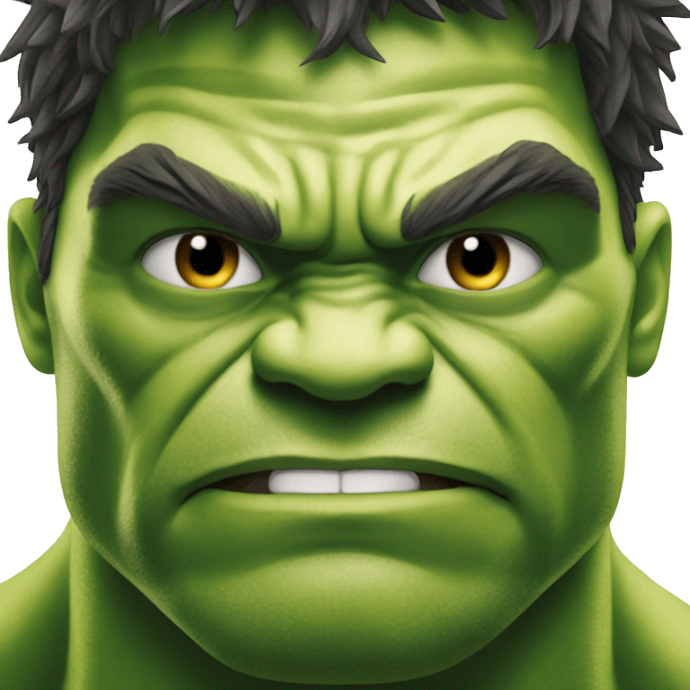 Hulk qui sourit  emoji