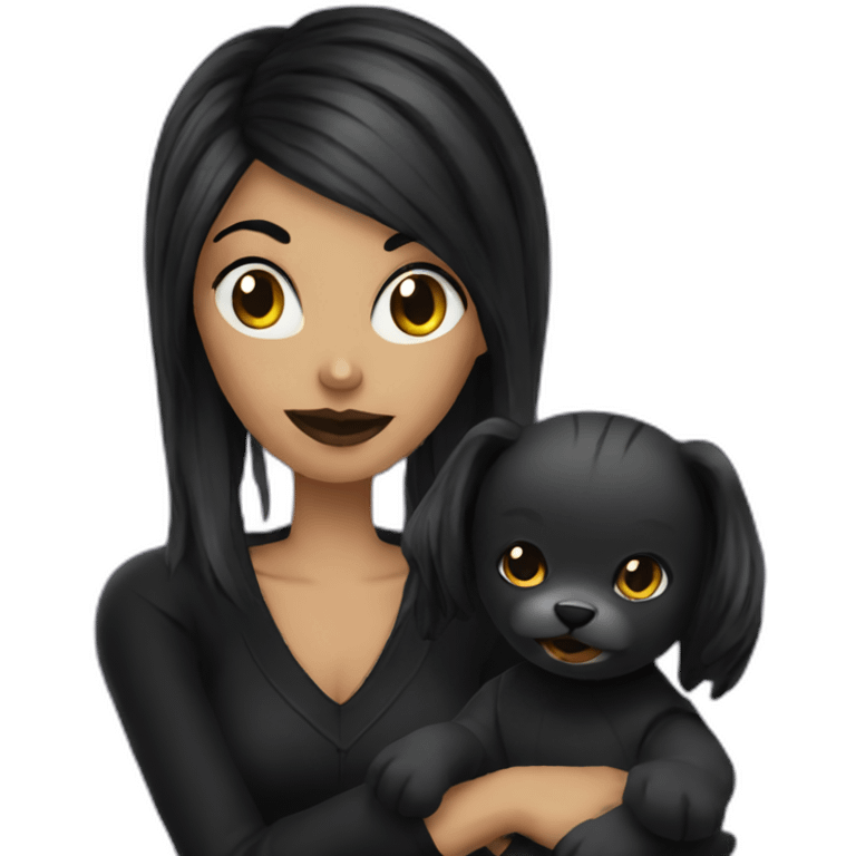 Goth mommy emoji