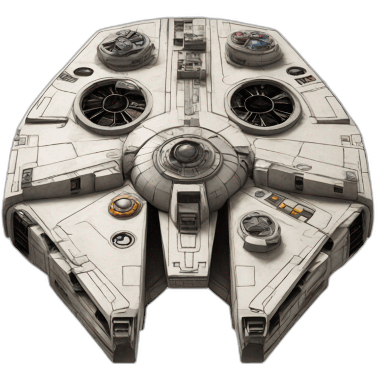 star wars millenium falcon emoji