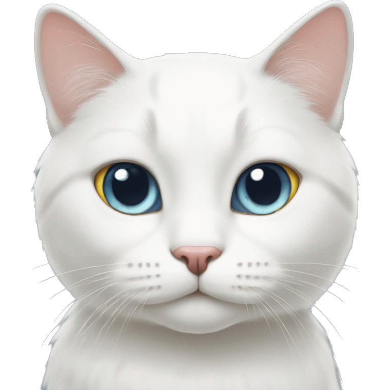 White cat emoji