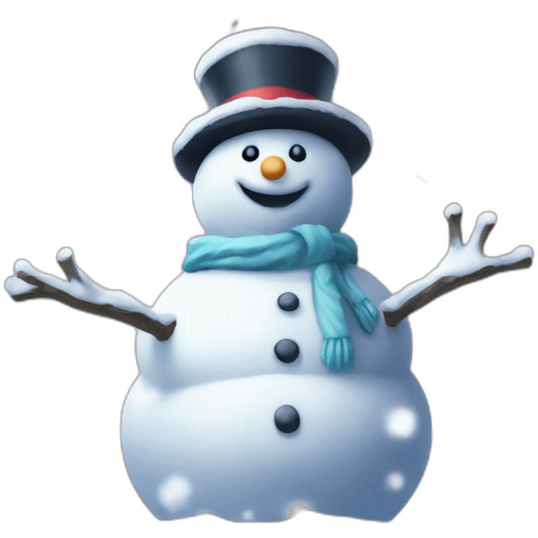 Snowman Statue Epic Mystery Legendary NewYear PokemonTheme Pokeball Snowfall Snowballs emoji