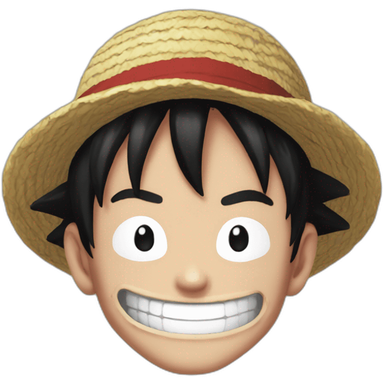 Luffy Gear 5 smil emoji