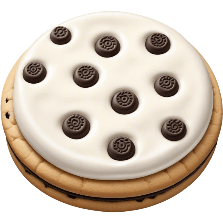 Cookies and cream  emoji