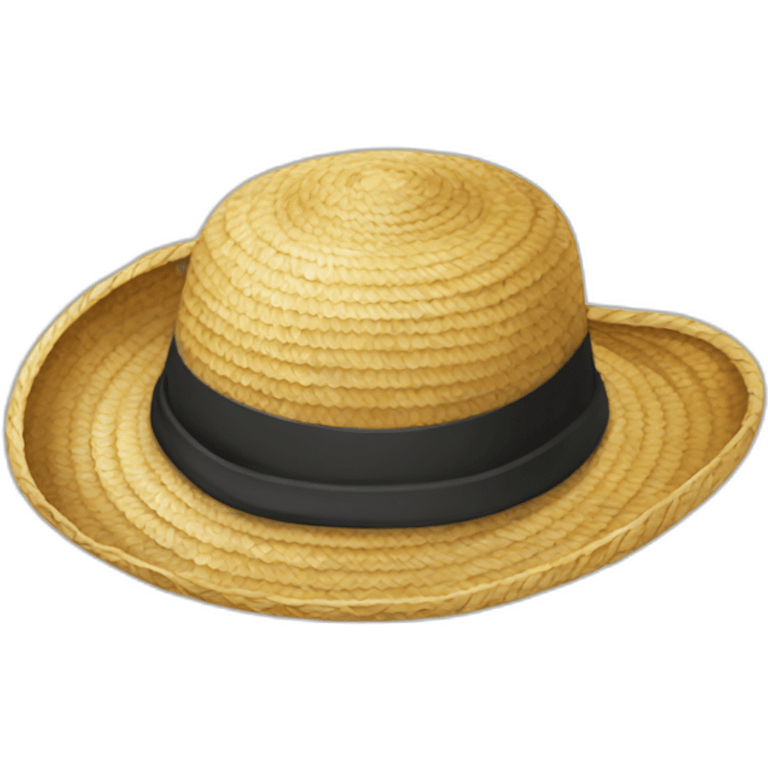 Chapeau de paille comme dans one piece emoji