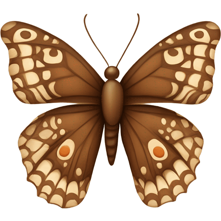 Brown butterfly  emoji