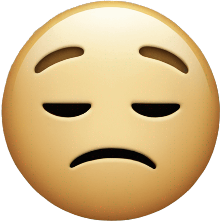 Sad emoji with a butt emoji