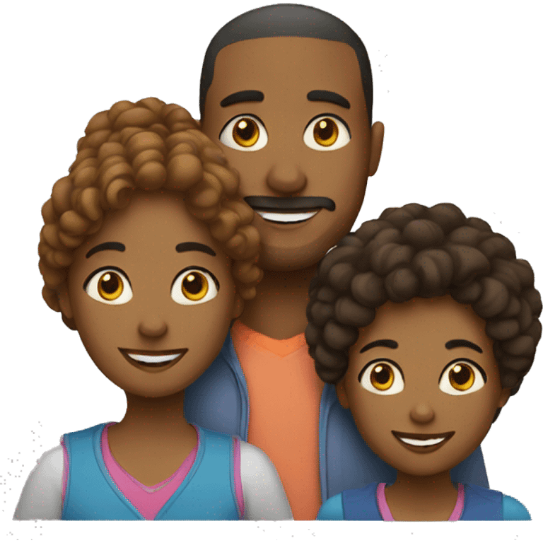 family of 3 emoji