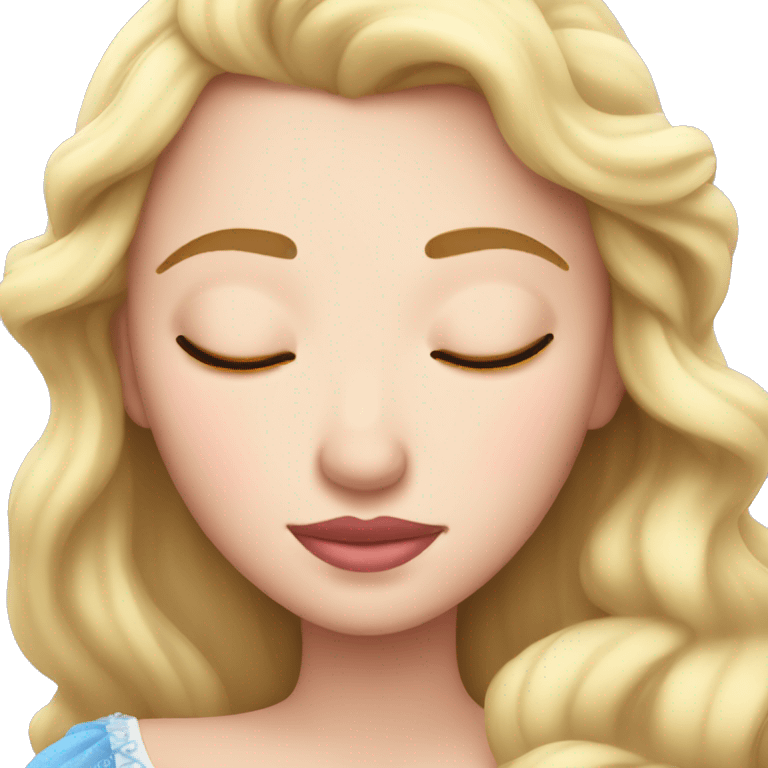 Sleeping beauty emoji