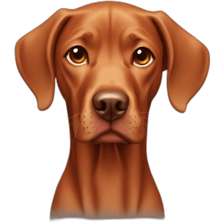 Dog vizsla emoji