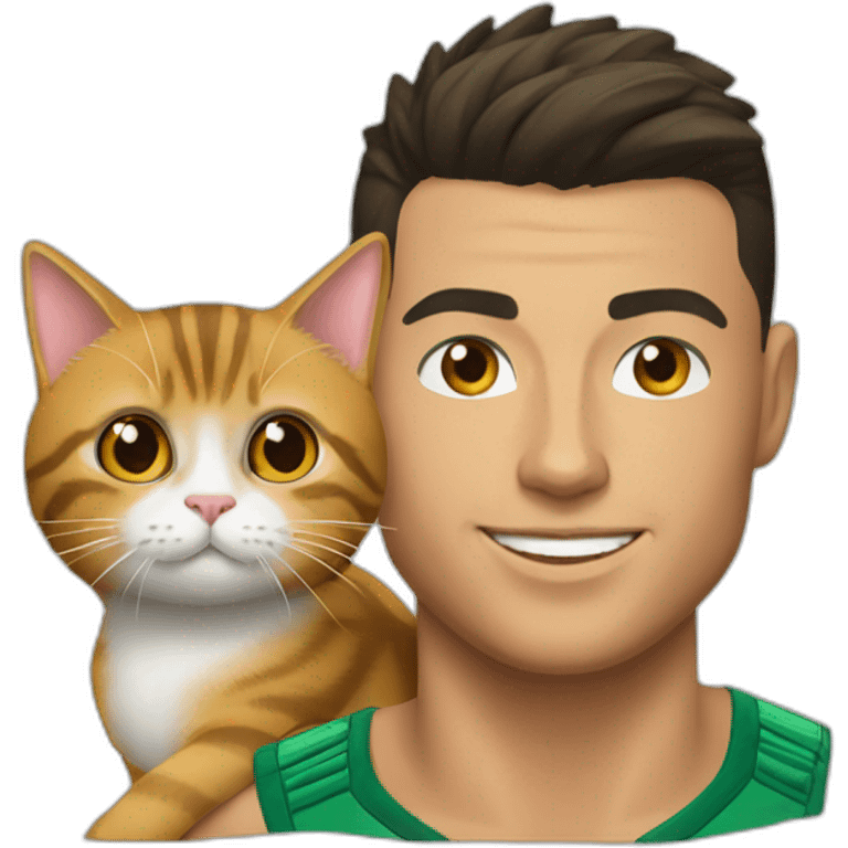 Ronaldo et chat emoji