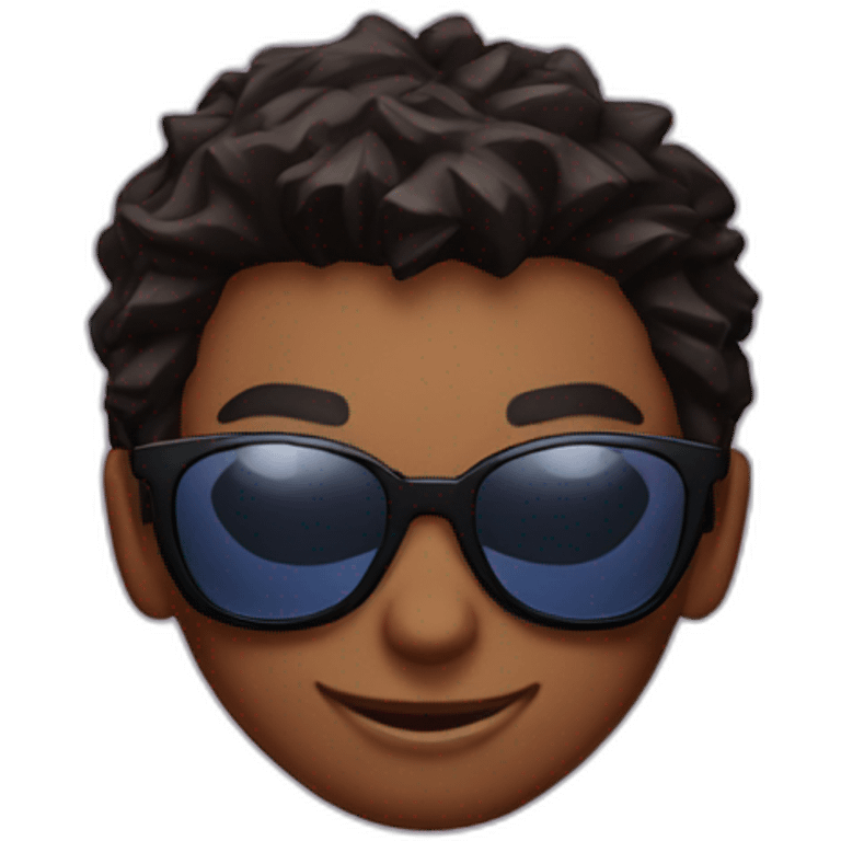 Spider man miles morales wearing sunglasses  emoji