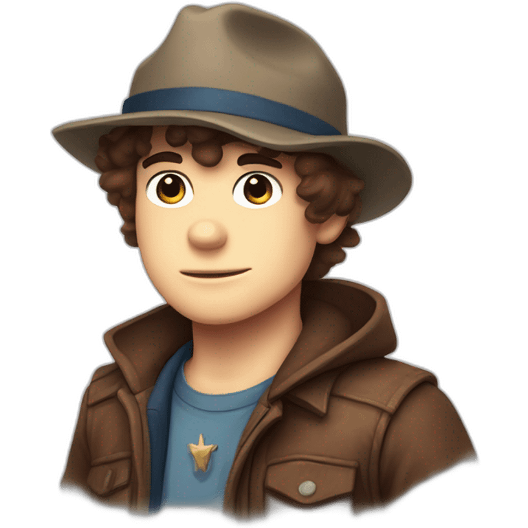 Dipper pines from gravity falls emoji