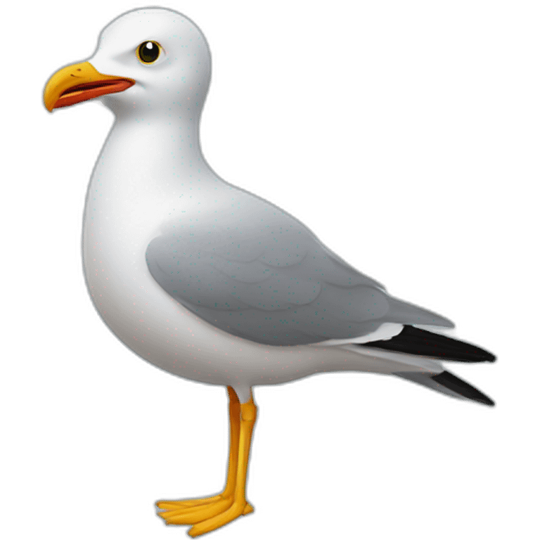 clever gull emoji