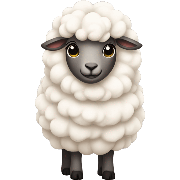 Girly sheep emoji