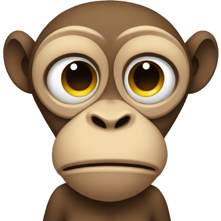 Sad monkey emoji