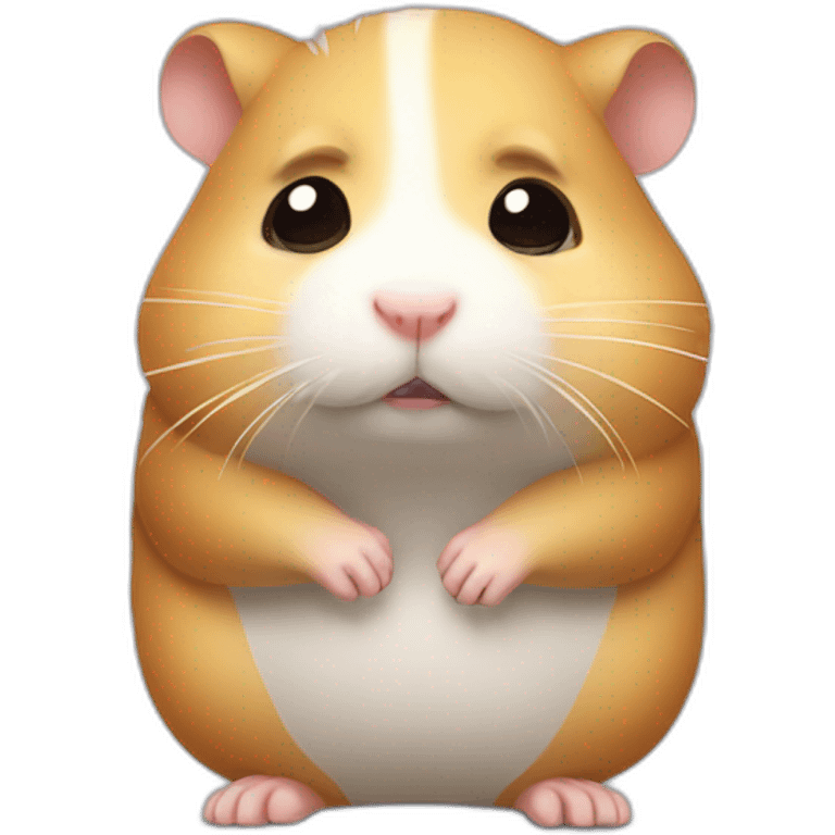 depressed hamster emoji