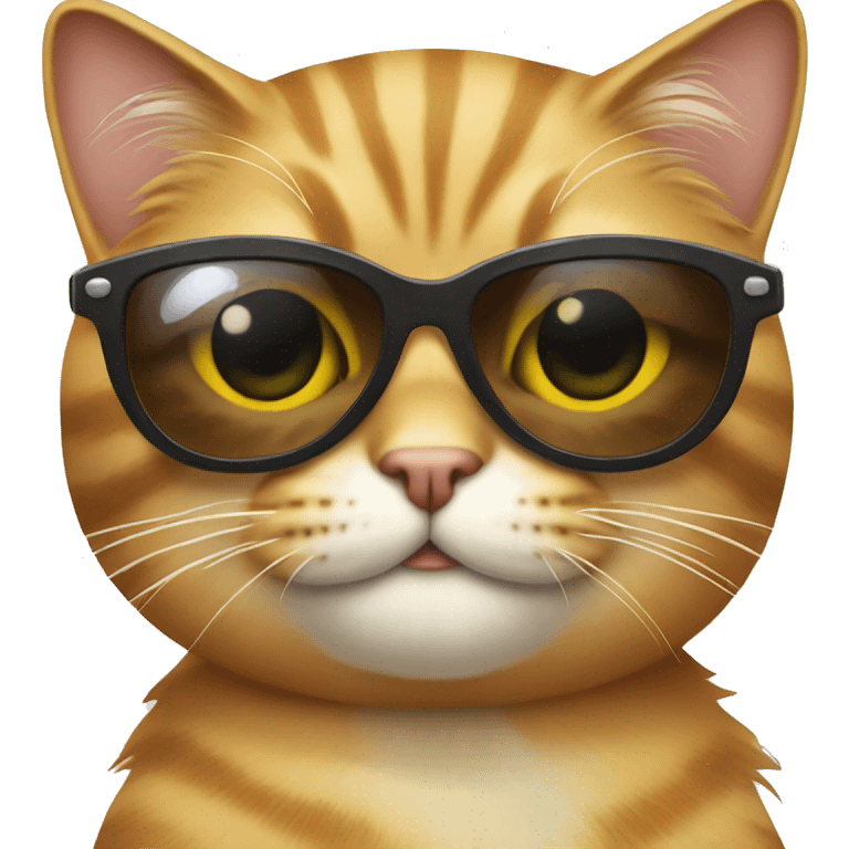 Cat wearing sunglasses  emoji