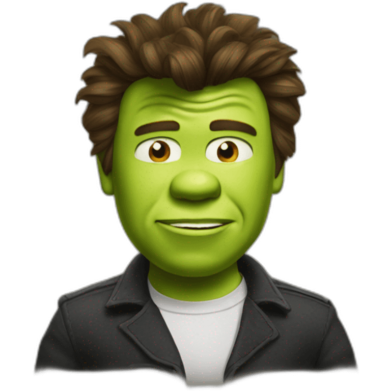 Rick astley shrek emoji