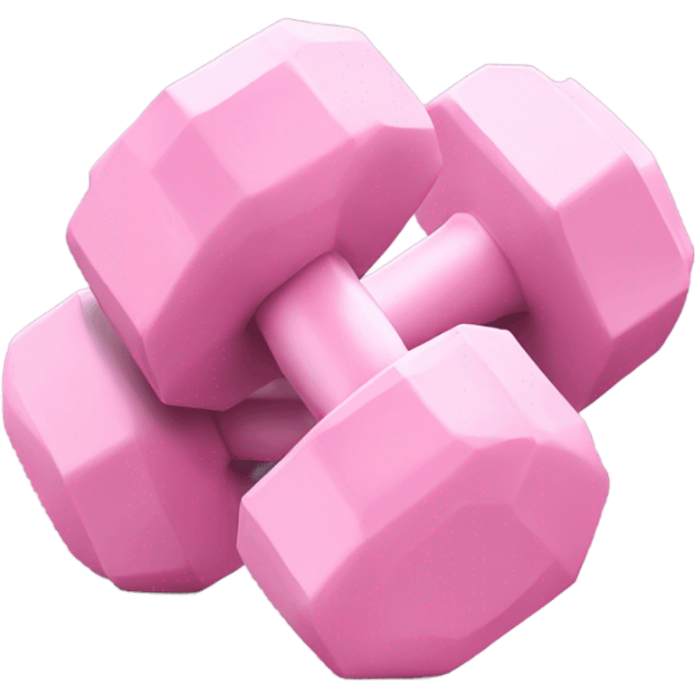 soft pink dumbell emoji