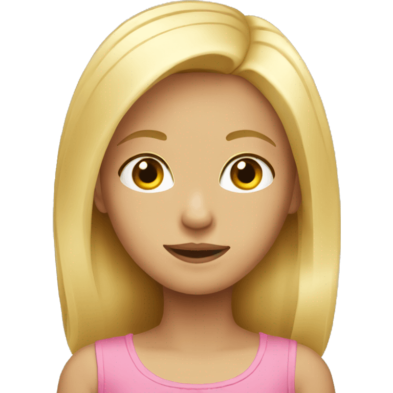 Girl blond emoji