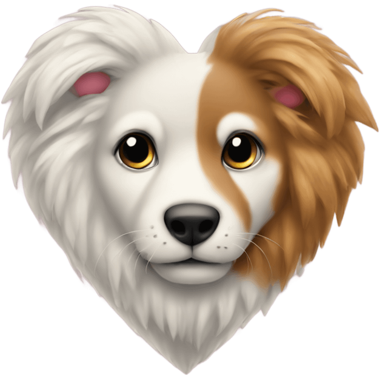 Heart animals print emoji