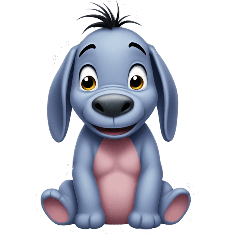 Baby Eeyore shocked emoji